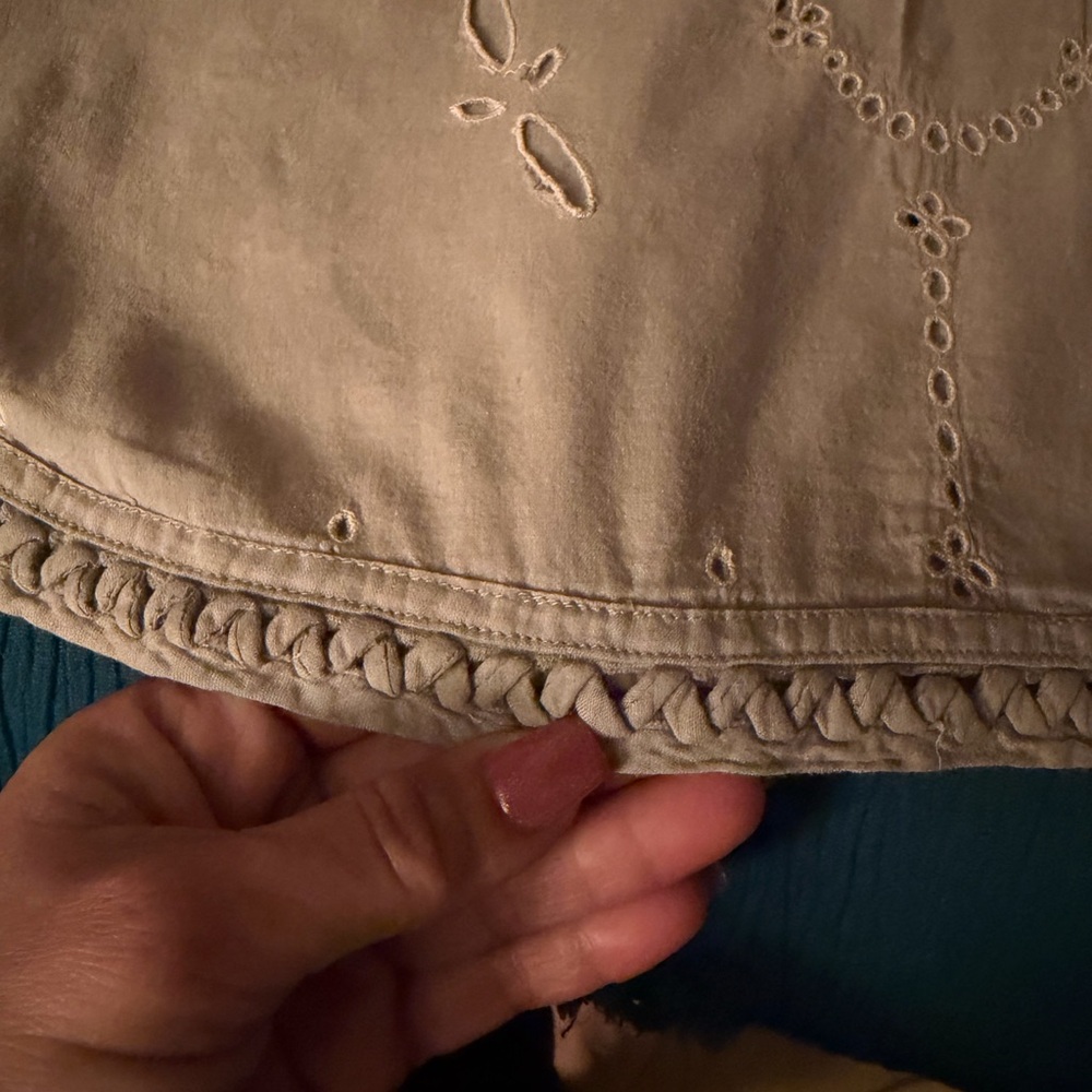 IRO Beige Embroidered Blouse - Picture 4 of 16